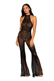 0468-BLK - FLAIR LEG BODYSTOCKING DMD
