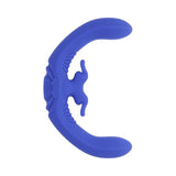 Evolved Lovebirds Rechargeable Silicone Remote-Controlled Dual-Ended Vibrator Blue