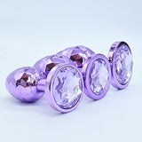 DIAMOND SHAPED ANAL PLUG WITH JEWEL