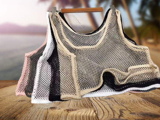 COLOR RHINESTONE CROPPED TANK TOP - OS