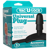 Vac-U-Lock Black Universal Plug