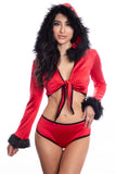 MB1095 VELVET FUR DANCE SET