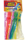 Party Pecker Sipping Straws (Assorted)
