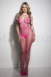 RHINESTONE FISHNET BODYSTOCKING