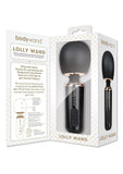 Bodywand Lolly Rechargeable Silicone Massager - Black/Rose Gold