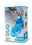 BW RECHARGEABLE DUO RING W/ CLIT TICKLER - BLUE