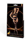 2PC CROP TOP & GARTER HOSE SET