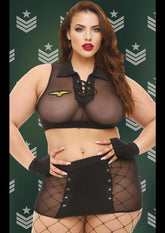 SERGEANT SEDUCTION SET BLACK-Q