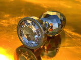 DIAMOND SHAPED ANAL PLUG WITH JEWEL