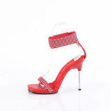 Fabulicious  Chic-40Red Faux Leather-RS/Red
