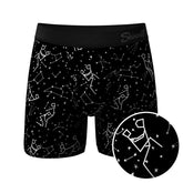 The Big Bang Glow In The Dark Constellation Ball Hammock® Pouch Underwear With Fly