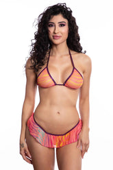 Rainbow Blaze Skirt Set