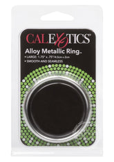 Alloy Metallic Cock Ring - Large - 1.75in - Silver