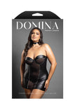 Zipper Chemise with Buckle Halter