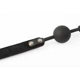 SEI MIO Strictly Come Quietly Soft Strap Silicone Ball Gag
