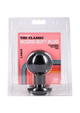 The Classic Round Butt Plug Black Large