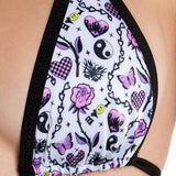 3030D Punk Love Monokini