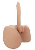PDX Fuck My Hard Cock! Anal Masturbator With 7 in. Dildo Beige