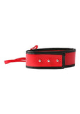 Sportsheets Sex & Mischief Adjustable Leash & Collar Red