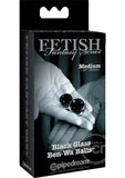 Fetish Fantasy Series Limited Edition Glass Ben-Wa Ball Medium 1.25in Diameter - Black