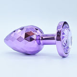 DIAMOND SHAPED ANAL PLUG WITH JEWEL