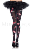 Mouth Print Pantyhose