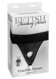 Pipedream Fetish Fantasy Series Velcro Crotchless Harness Black