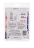 Pocket Exotics Vibrating Silver Egg - Silver