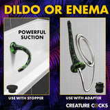 Creature Cocks Spitting Serpent Silicone Enema Snake