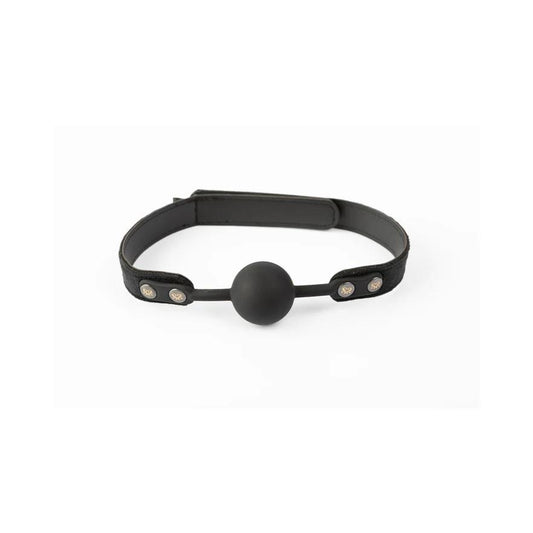 SEI MIO Strictly Come Quietly Soft Strap Silicone Ball Gag