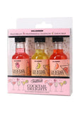 GoodHead Cocktail Delights (3 Pack) 2 oz.- Peach Bellini, Strawberries & Champagne, Lemon Drop