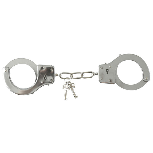 Sportsheets Sex & Mischief Metal Handcuffs with Quick Release