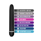 Rose Luxuriate Vibrator - Black