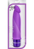 Luxe Purity Vibrating Silicone Dildo 7.5in
