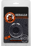 Oxballs Atomic Jock Sprocket Super Stretchy Cock Ring 2.8in - Clear