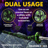 Creature Cocks Spitting Serpent Silicone Enema Snake