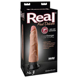Real Feel Deluxe No. 3 Wallbanger Vibrating Dildo 7in - Vanilla