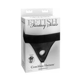 Pipedream Fetish Fantasy Series Velcro Crotchless Harness Black