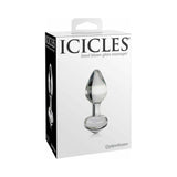 Pipedream Icicles No. 44 Glass Anal Plug 3.25 in.