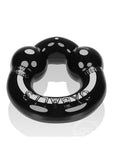 Oxballs Ultraballs Cock Ring Set (2 pack)- Black and Clear