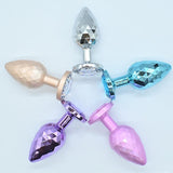 DIAMOND SHAPED ANAL PLUG WITH JEWEL
