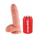 Pipedream King Cock 7 in. Cock With Balls Realistic Suction Cup Dildo