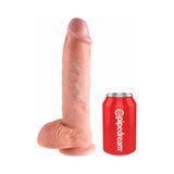Pipedream King Cock 10 in. Cock With Balls Realistic Suction Cup Dildo