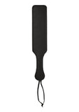 Sportsheets Leather Paddle with Fur - Black