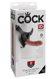 King Cock Strap on Harness with Dildo 8in
