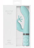 Pillow Talk Kinky Rechargeable Silicone Vibrator - Teal