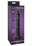 Anal Fantasy Elite Vibrating Ass Fucker 12 in. Thrusting Dildo With Suction Cup Black