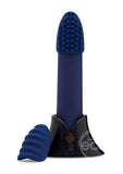 Nu Sensuelle Point Plus Rechargeable Silicone Bullet - Navy Blue