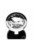 Booty Sparks Clear Gem Medium Anal Plug - Clear