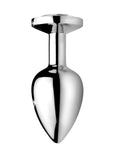 Booty Sparks Clear Gem Medium Anal Plug - Clear